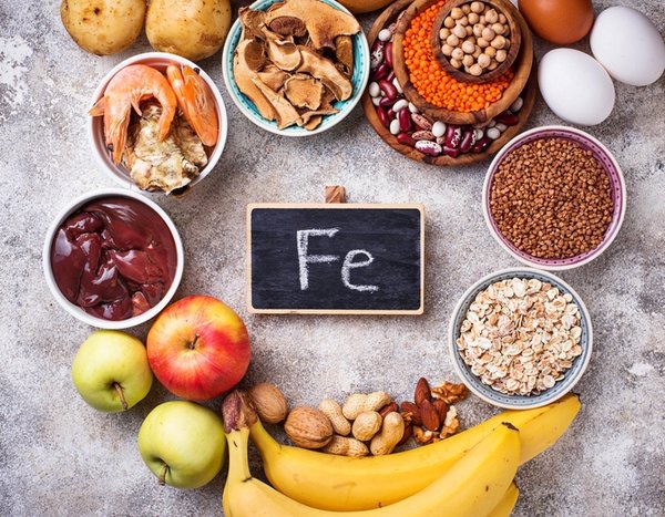 How to feed in iron deficiency?