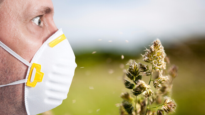 Spring allergy medication reduces complaints
